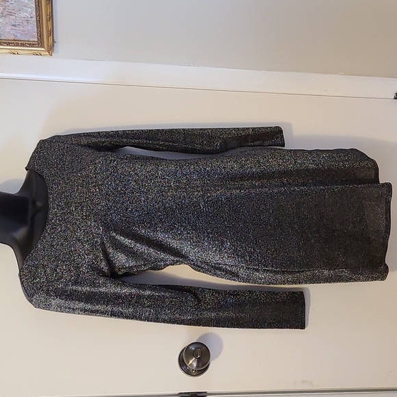 H&M Glittery BodyCon Long Sleeve Dress - Picture 4 of 7